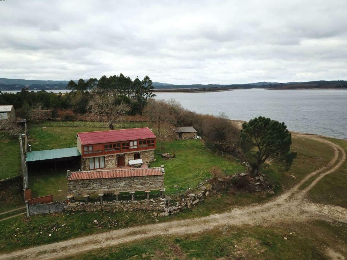 Villa Casa Embalse do Ézaro Mazaricos Esterno foto
